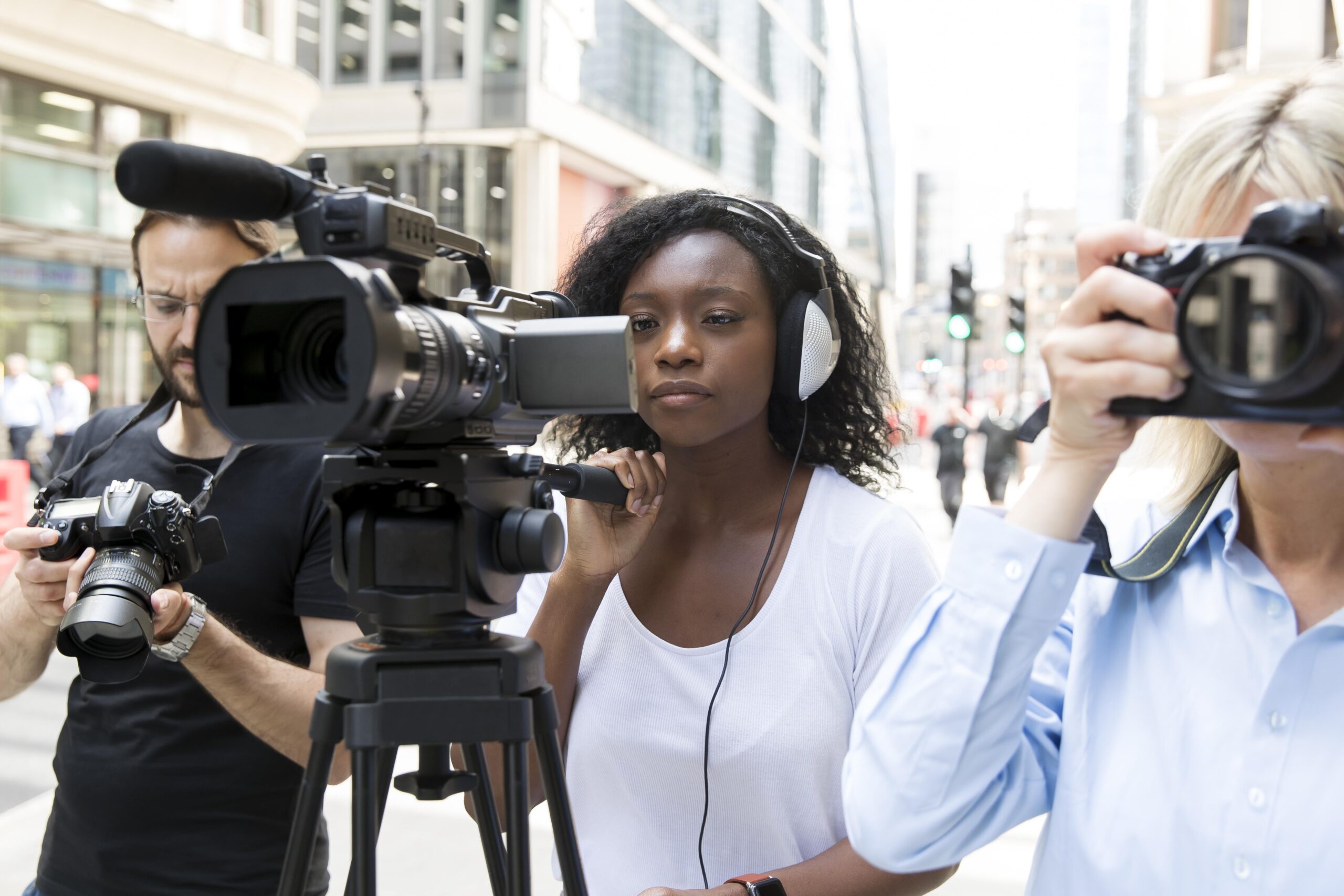 close up camera crew filming interview scaled